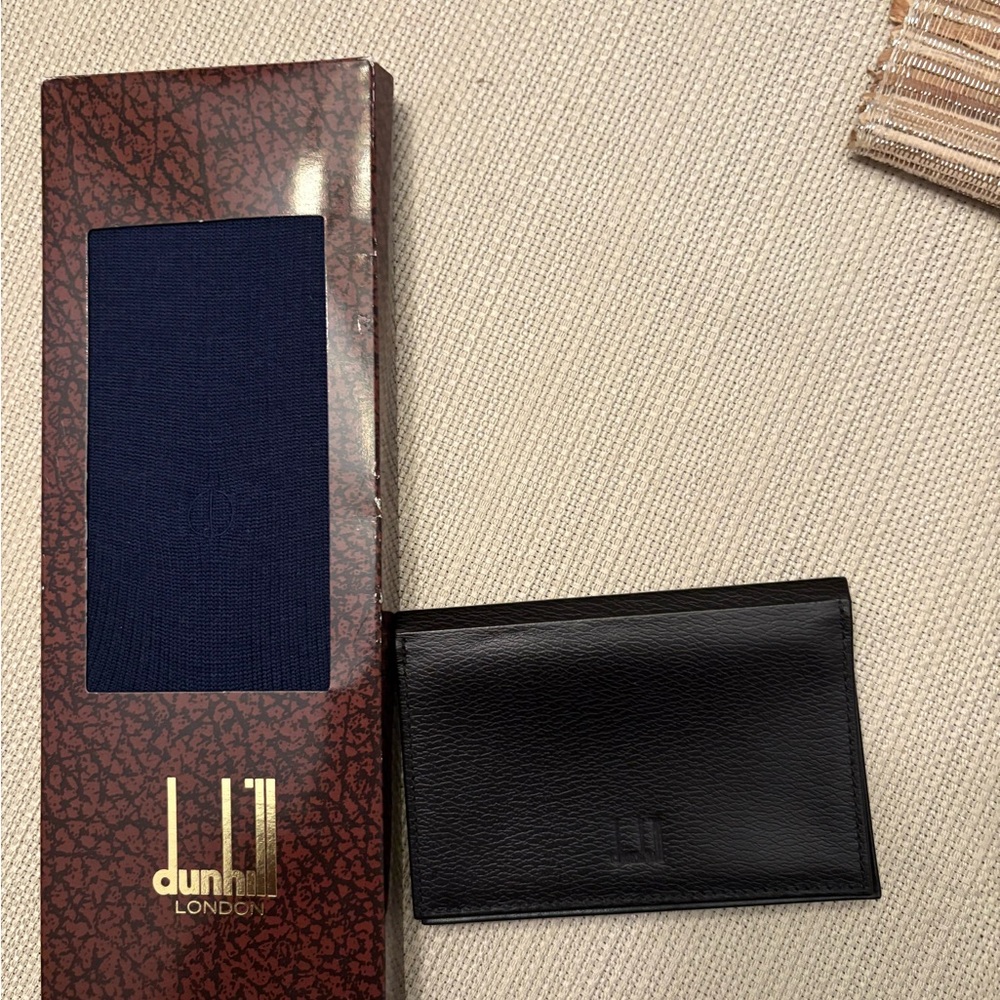 Dunhill Black Key and Card Holder‎ bundled with dunhill dress socks